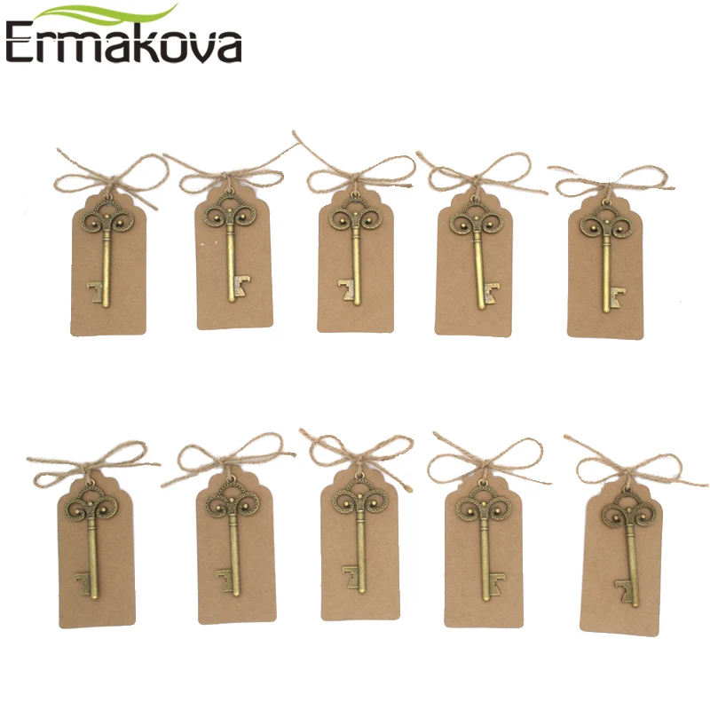 ERMAKOVA 5 шт. металлический каркасный ключ открывалка для бутылок бутылка в форме