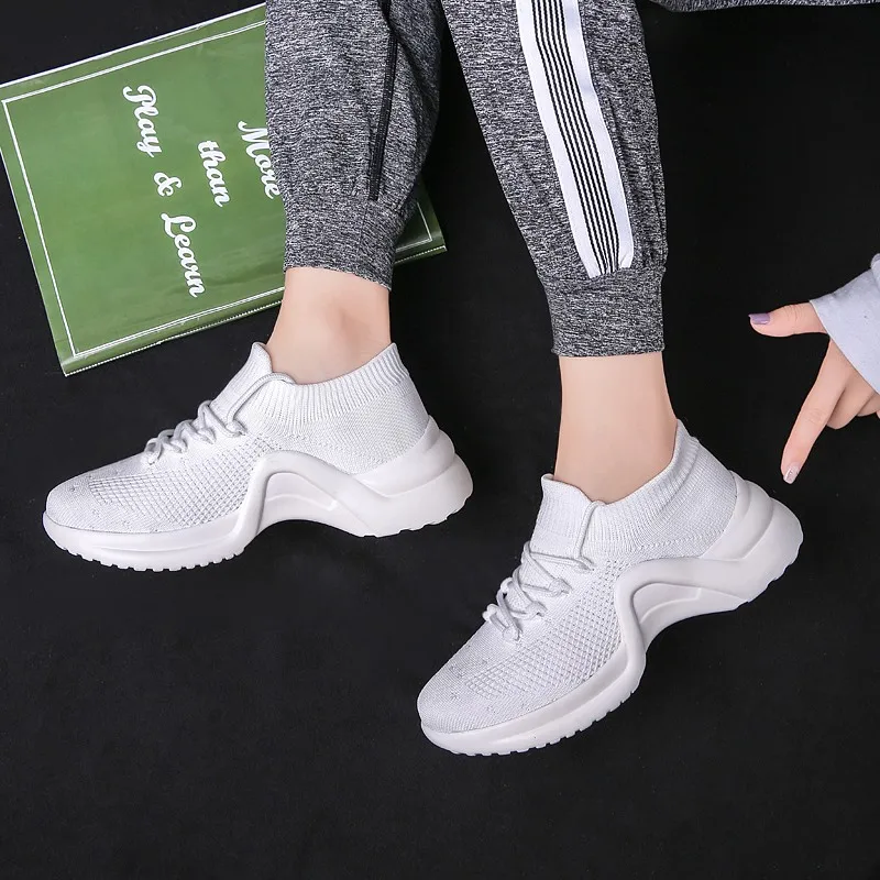 Женская дышащая обувь для бега baskets femme легкие женские удобные спортивные