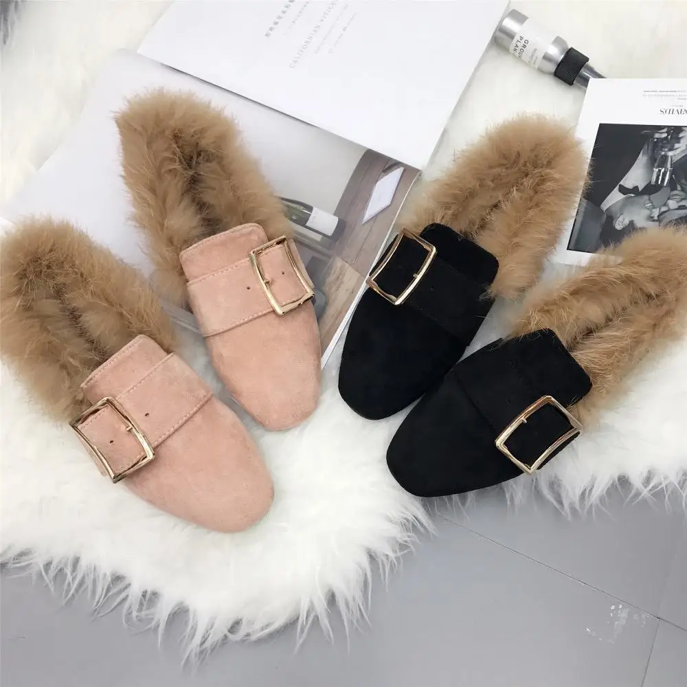 loafers for women with fur