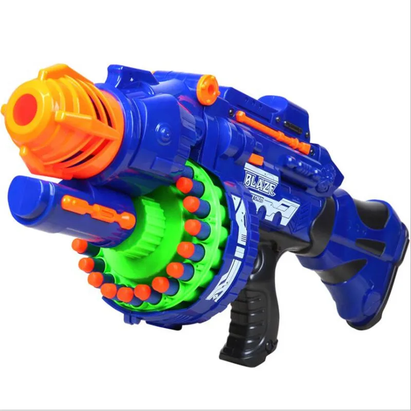 

Electrical Soft eva Bullet Toy Gun Pistol Sniper Rifle Plastic Gun Continuous Launch air gun Large capacity bullet toy gun airs