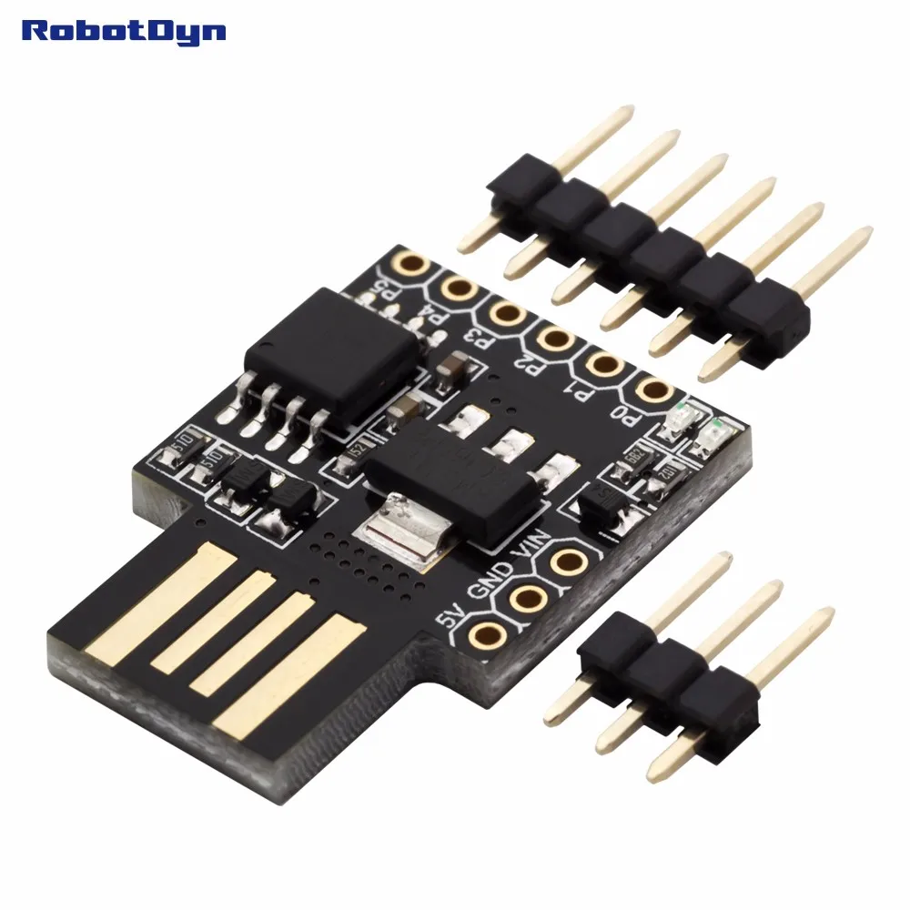 Digispark совместимая развивающая плата, Mini ATtiny85 USB. Золотое покрытие