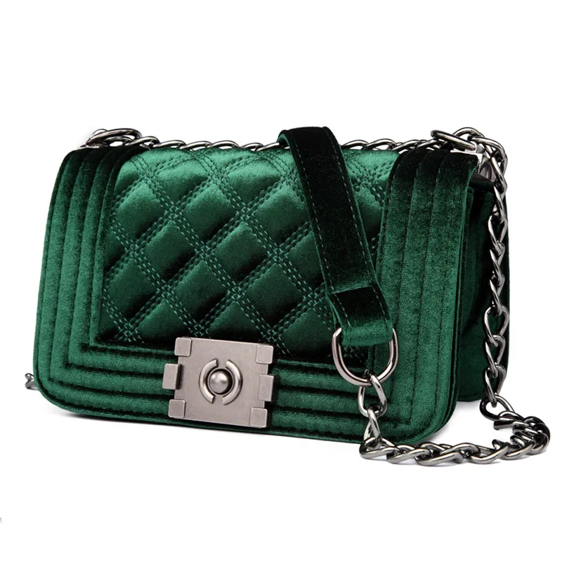 Velour Crossbody font b bag b font Fashion font b Women b font font b Bag