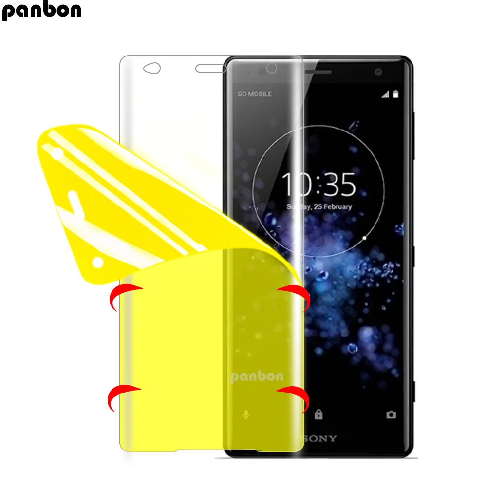 

Hydrogel for Sony Xperia XZ4 XZ3 XZ2 XZ primium XZ1 X performance compact XZS Full Coverage Front Screen Guard Nano film