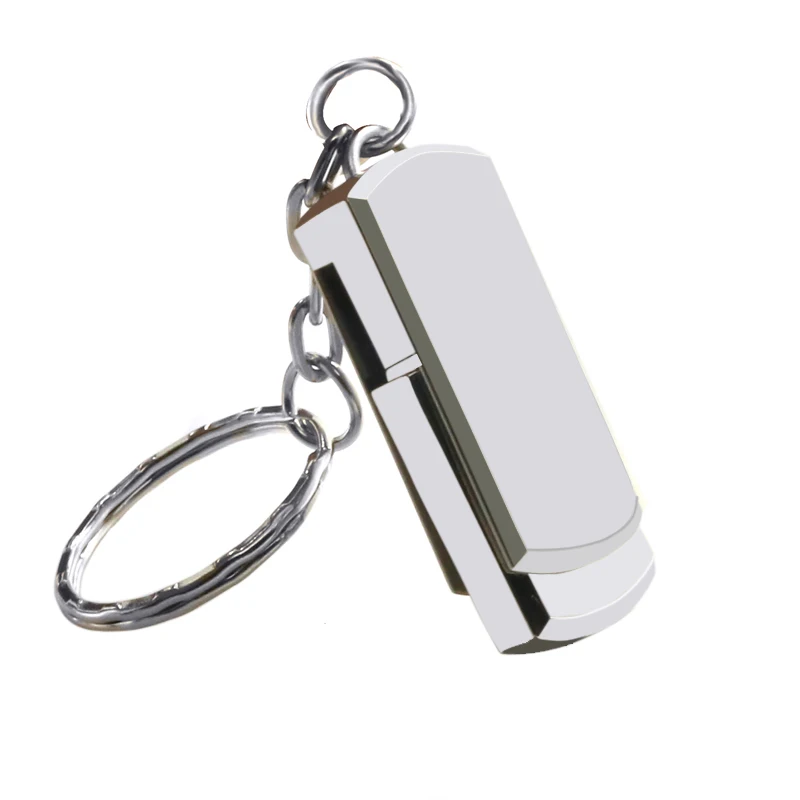 

USB Flash Drive Keychain Pen drive 32GB 64GB 16GB 8GB Pen Drive 128GB Metal Key Ring Memoria USB 2.0 Stick