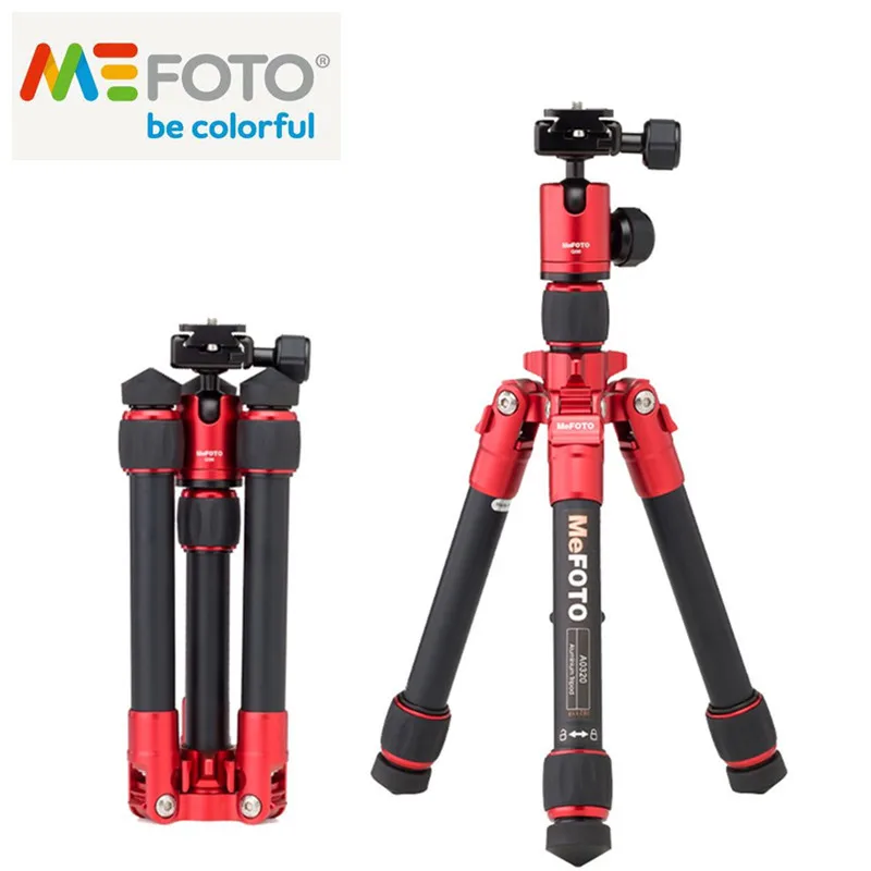 MeFOTO Portable SLR Camera Tripod Mini Aluminum Tripods Fashion Deshign Max Loading 4kg Great Accessory For Most Cameras
