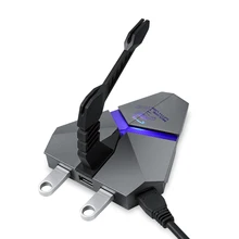 HC320 скорпион 3 порта USB 3,0 Combo TF кард-ридер концентратор для игровых линий мыши