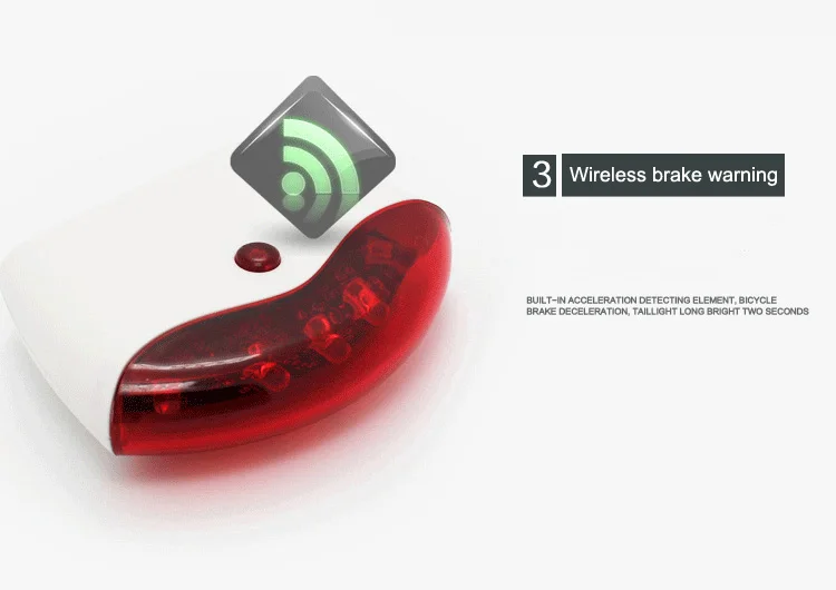 Top MTB Bicycle Taillights Light Intelligent Induction UFO Wireless Fully Automatic Brake Waterproof Safety Warning Bike Light 5LED 15 Top MTB Bicycle Taillights Light Intelligent Induction UFO Wireless Fully Automatic Brake Waterproof Safety Warning Bike Light 5LED 15