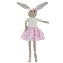 76cm Rabbit Easter Party Decoration Cute Easter Bunny Soft Plush Rabbit Stuffed Animal Toy Rabbit Toy Animal Doll Girl Gift