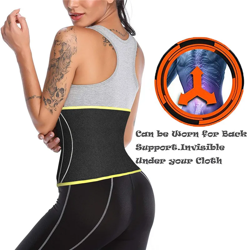 body shaper NINGMI Body Shapers Slim Waist Trainer for Women Neoprene Sauna Strap Fat Burning Waist Belt Cincher Girdles Slimming Shapewears maidenform shapewear