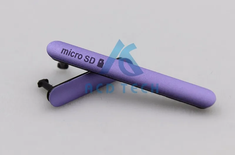 Крышка зарядного порта USB Aocarmo + порт Micro SD слот для SIM карты Пылезащитная заглушка