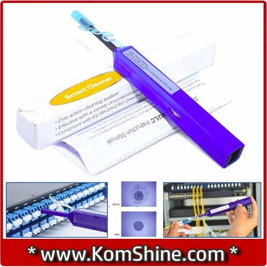 KomShine KOC 125One Click Fiber Optic Connector Cleaner Pen for SC ST