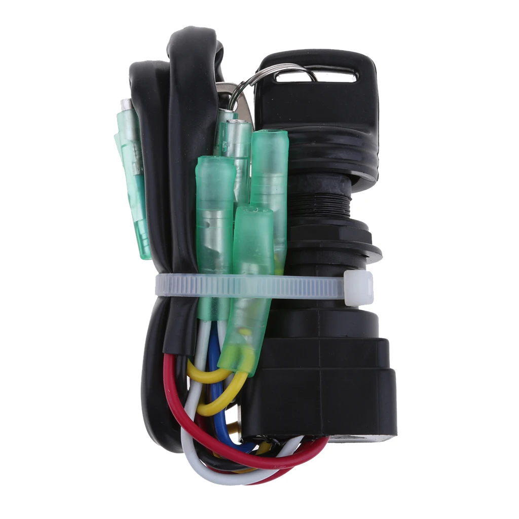 1 Pcs Universal Boat Ignition Key Switch Assembly For Yamaha 40HP 60HP Outboard Motor Replace 703-82510-42-00/703-82510-43-00