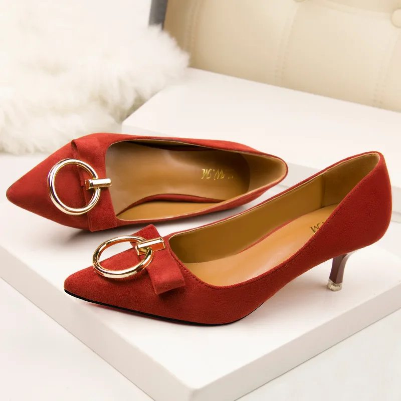 Ou Mo brand Solid Elegant Sexy sandals women?s High heels 5.5cm Women's shoes wedding banquet Female Slip-on Dress shoes Ou Mo brand Solid Elegant Sexy sandals women?s High heels 5.5cm Women's shoes wedding banquet Female Slip-on Dress shoes