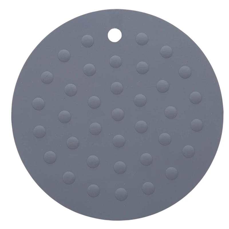 Household Round thick silicone pot insulation pad kitchen anti hot pad