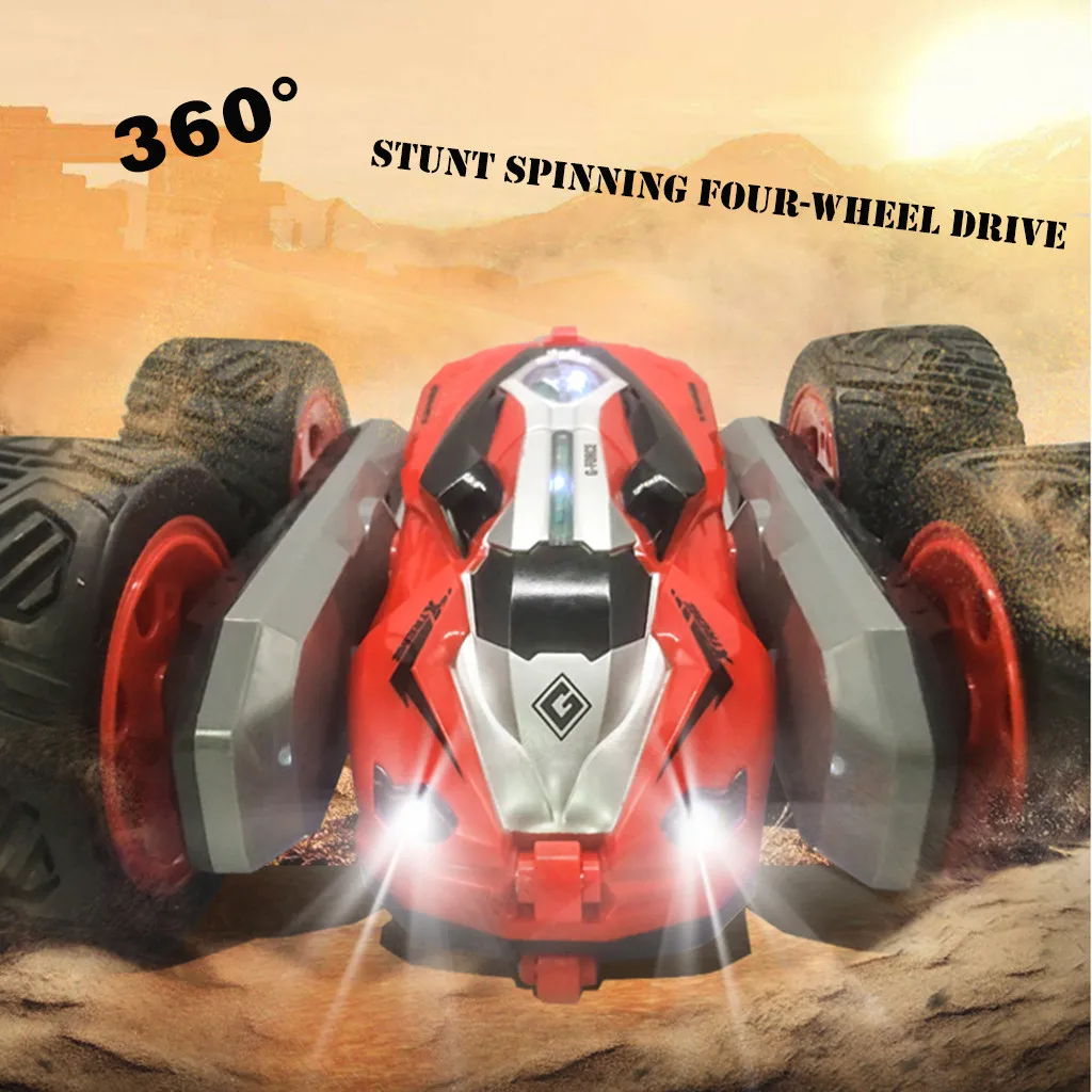 

2019 Radio-controlled Cars 1/28 RC Luminous Stunt Car Remote Control 360 Degrees Rotation Children's Gift Children Games