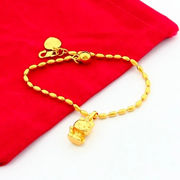 Women's Beaded Bracelet New Elegant Luxury Hello Kitty Style For Lovely