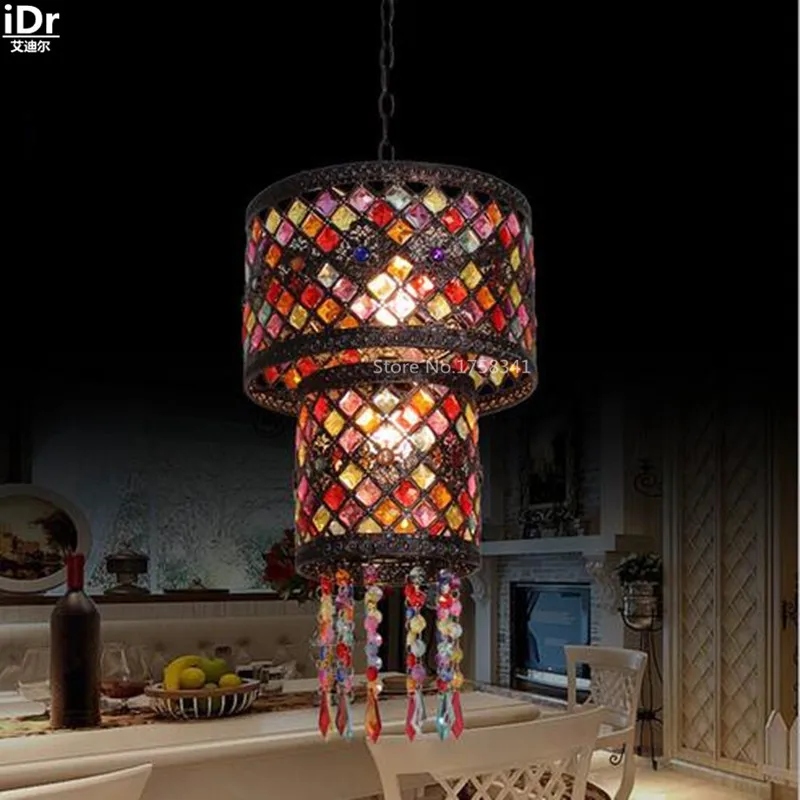 Exotic style retro nightclub fixture Western Cafe Bar entrance Art Light Pendant Lights wwy 0412