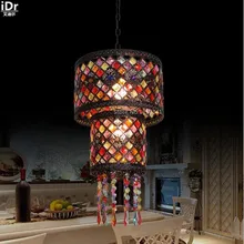 Exotic style retro nightclub fixture Western Cafe Bar entrance Art Light Pendant Lights wwy 0412