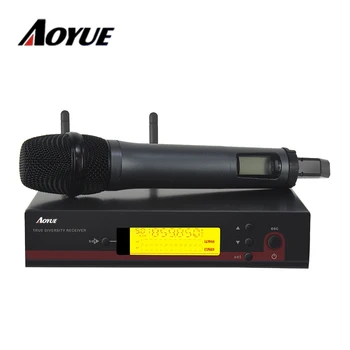 

Aoyue UHF wireless microphone 1 channel microphone system with 2 antennas