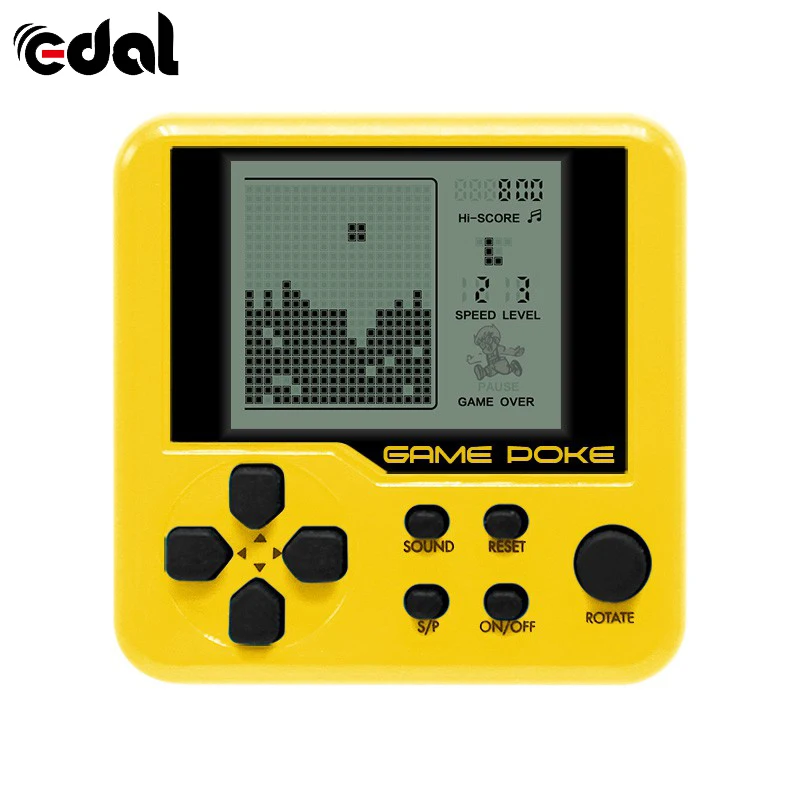 Game Consoles Retro Mini Puzzle Children Russian Box Game Console Portable LCD Players Educational Electronic Toys