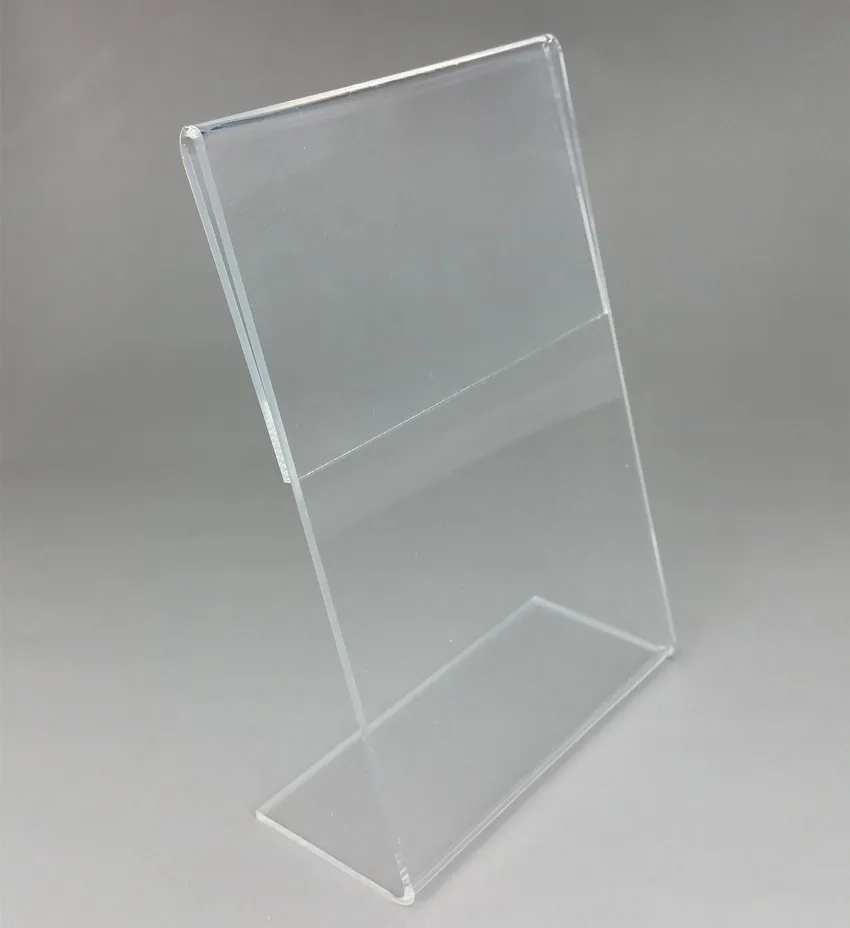 Clear Acrylic 3.5'x5' T2mm Plastic Sign Display Paper Promotion Card