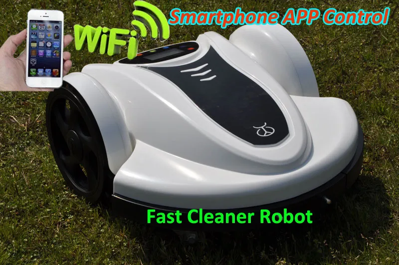 

Electric robot lawn mower With Smartphone WIFI App,Water-proofed charger ,Auto Recharged,7.2ah Leadacid Battery