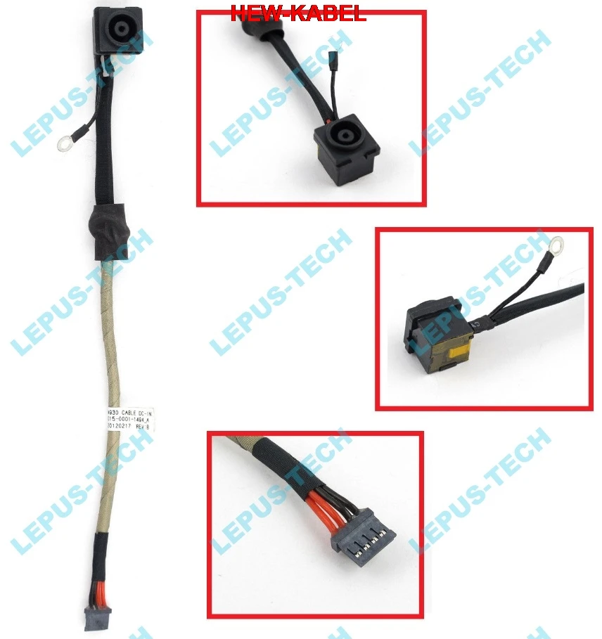 NEW DC JACK DW237 для Sony Vaio VPC F13 F12 M930 015 0001 1494_A F11|Компьютерные кабели и разъемы| |