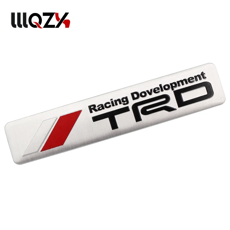 

1PCS 8cm Auto Car Styling 3D Racing Development TRD Sticker Emblem Decal for Toyota Car Tail Fender Exterior Body Decoration
