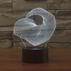 Новый монстра лапа 3D огни красочный светодио дный сенсорный светодиодный визуальный свет подарок атмосфера настольная лампа