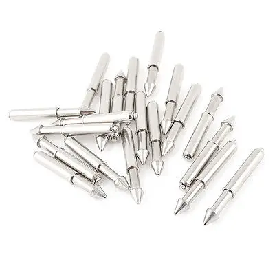 

20 x GP-2 5.3mm Dia 42mm Long Spherical Radius Tip Spring PCB Test Probes Pin