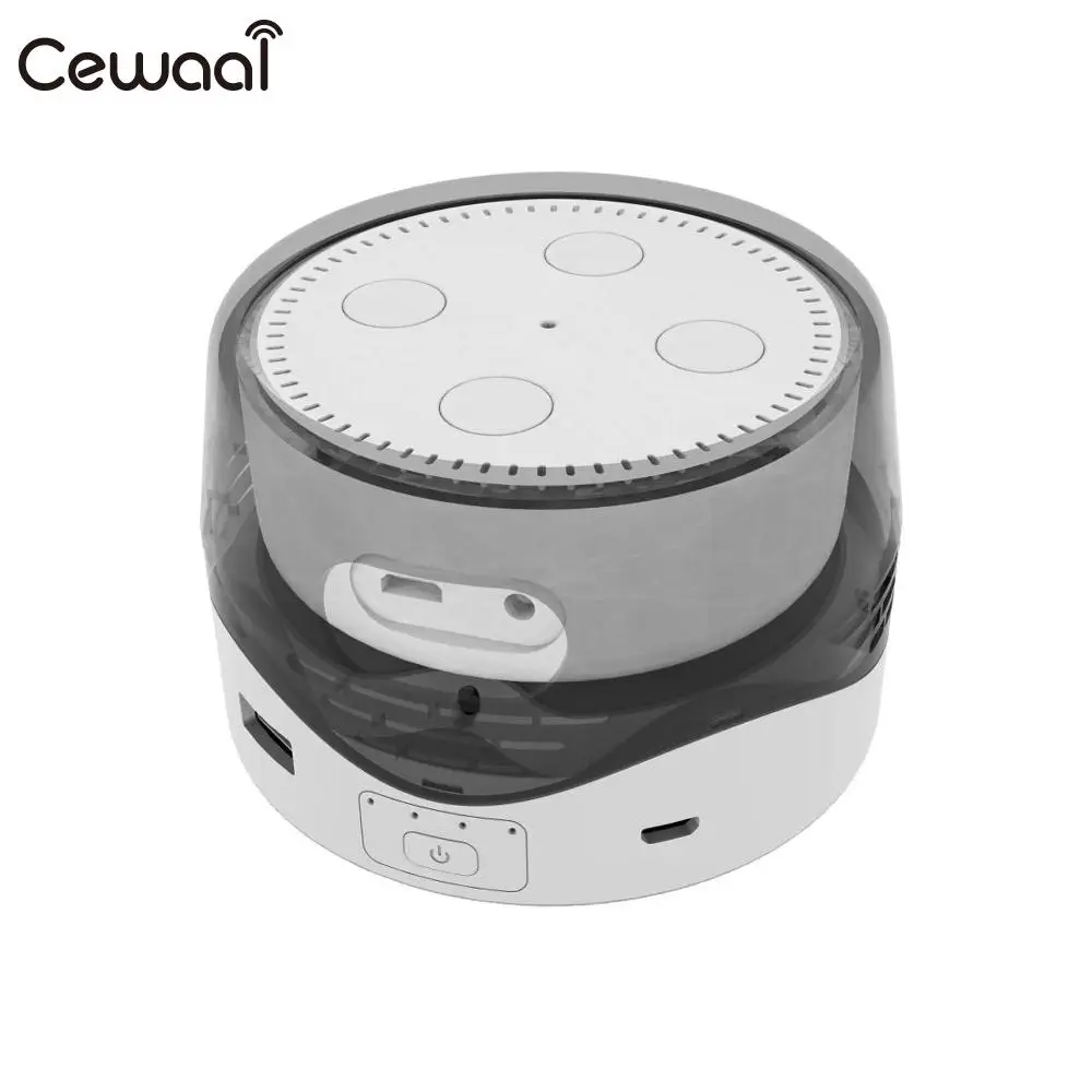 

Battery Power Charger Station Portable Battery Charger Base Base Home External 6000 MAh Equipment for Amazon Echo Dot
