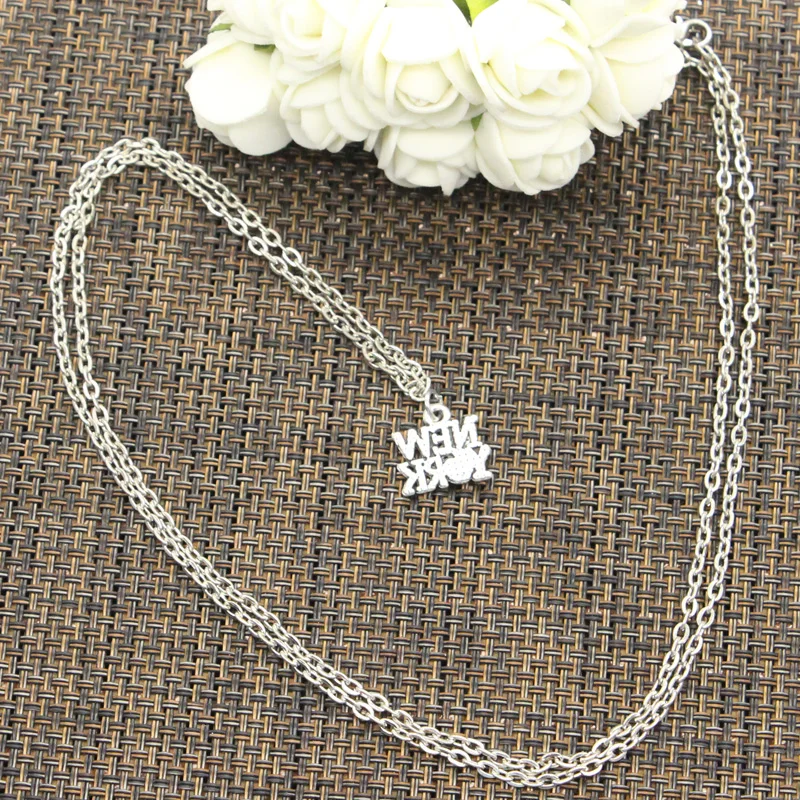 Подвеска в виде сердца Нью Йорка с крестом|cross chain|fashion necklacenecklace fashion |