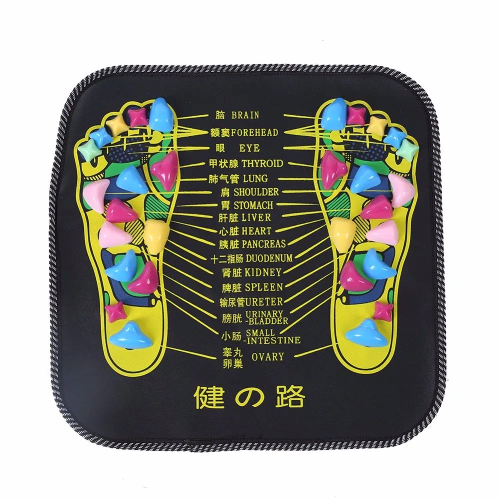

Reflexology Walk Stone Stone Road Foot Massage Mat Pain Relief Feet Walk Relax Massager Health Care Muscle Stimulation Pad