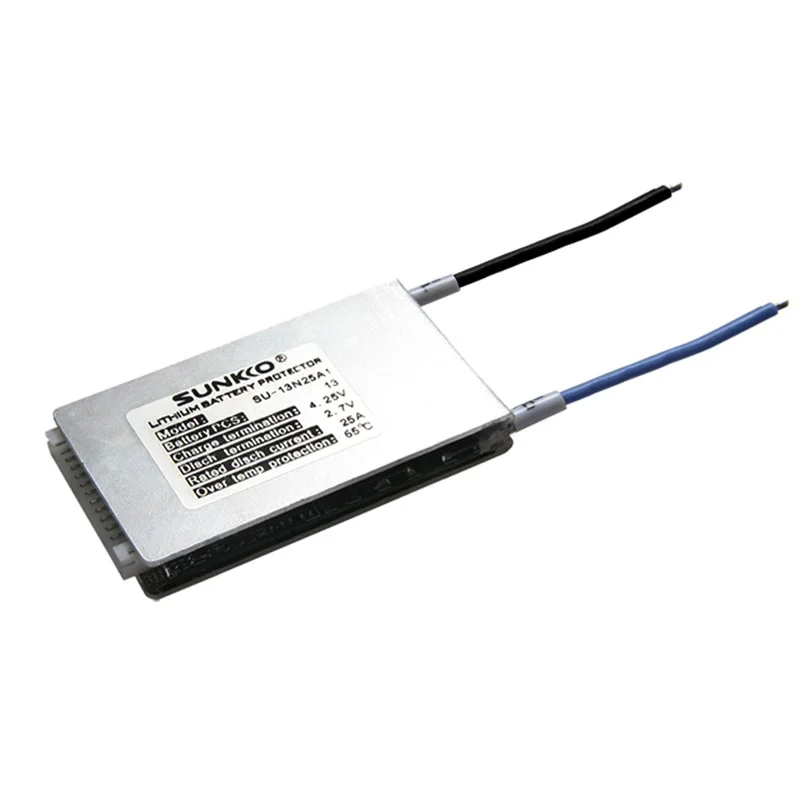 

Three-element lithium battery pack 13 series 48V18A 25A protection board BMS with balanced same port length