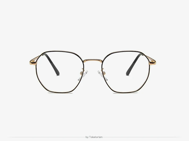 Toketorism, модные женские очки, металлическая оправа, очки для близорукости по рецепту, оправы 6023