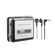 Кассетный usb-плеер ленты к ПК MP3 CD цифровой файл преобразователь Аудио Захват музыкальный плеер