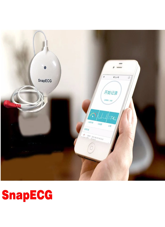 

Electrode Holter Mini ECG/EKG Portable wearable ECG Monitor Measurement Machine Real-time heart for Android and IOS