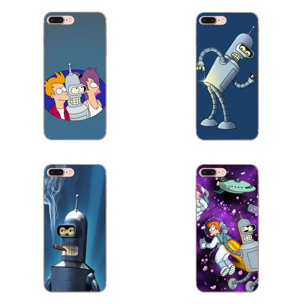 

Hot Futurama Bender Lovely For Apple iPhone 4 4S 5 5C 5S SE 6 6S 7 8 Plus X XS Max XR Soft TPU Art Print