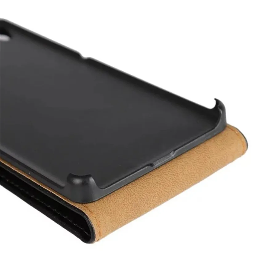 Ultra Thin Genuine Leather Mobile Phone Case Magnetic Buckle Vertical Mobilephone Cover Cellphone Accessories For Sony Xperia XA