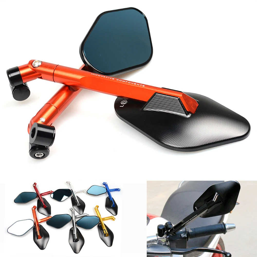 

Universal Motorcycle Side Rearview Mirror Accessories Mirrors For yamaha mt09 mt10 mt07 Tmax 500 Tmax 530 KTM RC 125 200