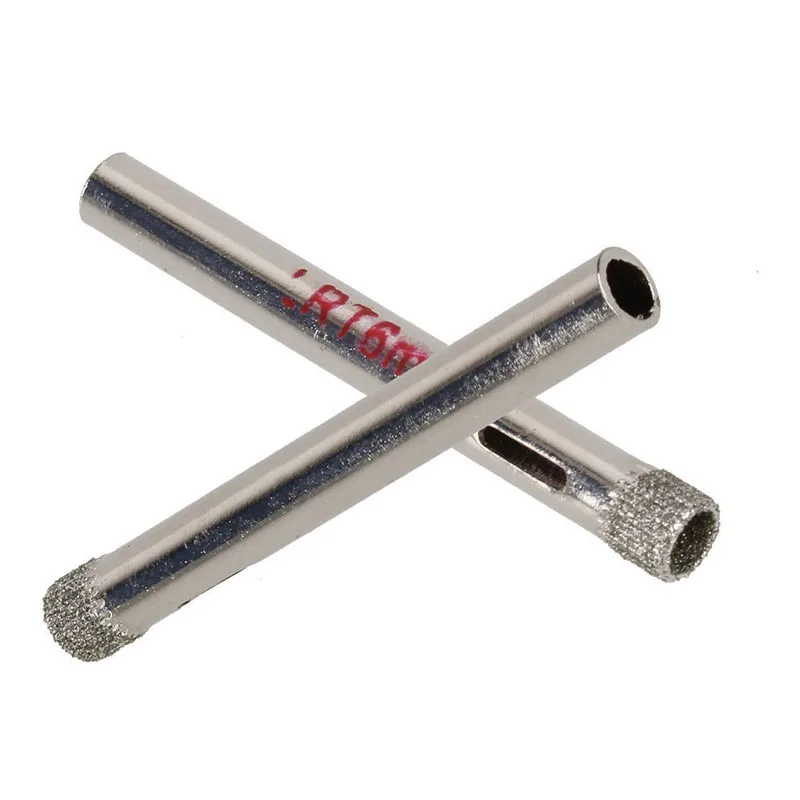

10 Pcs/Set 6MM Diamond Coated Tip and sturdy metal body Drill Accessories Bits Hole Saw Glass Granite Cutter Opener Bits Kit