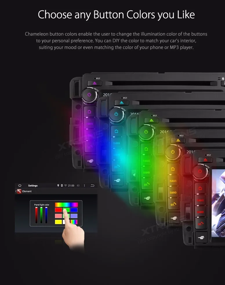 Flash Deal 7" Quad Core 64 Bit Android 5.1 OS Special Car DVD for Chevrolet Avalanche 2009-2011 & Express Van 2008-2011 & Impala 2008-2012 10