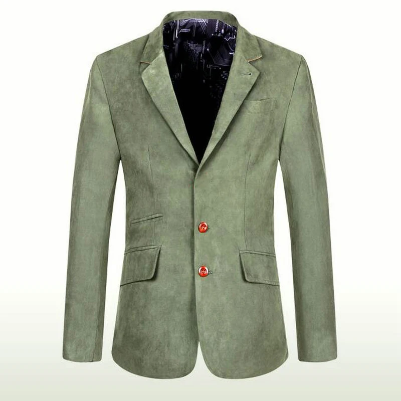 olive green blazer mens