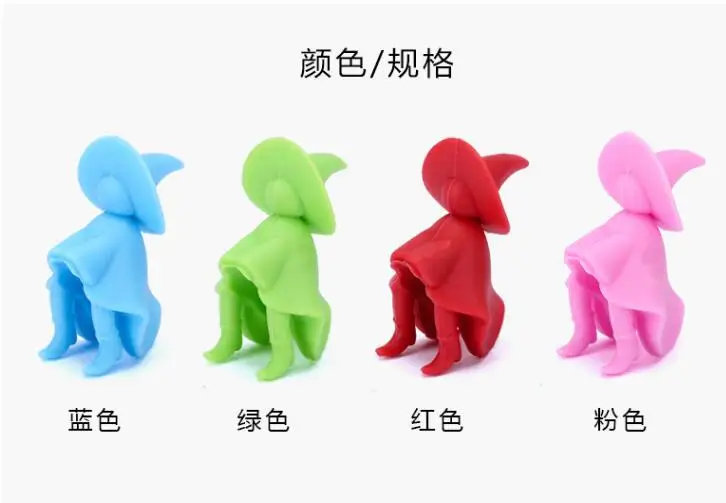 

Newest Silicone Small Witch Shape Pot Lid Holder for Pot Cover Spill-proof Anti-overflowing Holder Stand Kitchen Supplies Tool