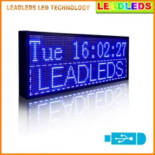 Leadleds 30 x11 Blue Color Multi line font b LED b font Display font b Programmable
