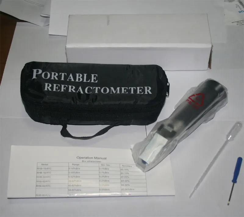 Оптовая продажа Рефрактометр стандарта Brix/Wine/Oe|refractometer|refractometer honeywine bottle accessory set |