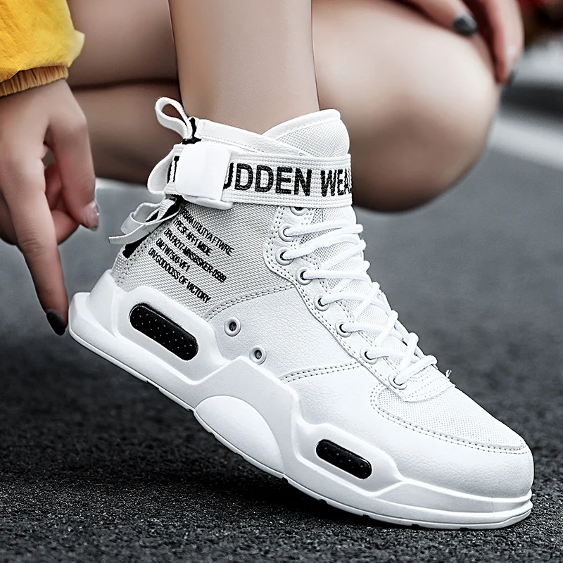 Men Super Cool Running Star Sneakers Spring High Top Trend Man Shoes Women Brand Comfortable Breathable Waterproof Walking Shoes