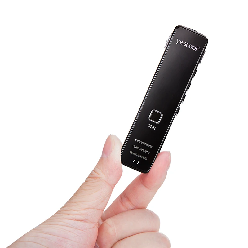 Metal Mini Digital Audio Voice Recorder - Yescool A7 8/16/32GB, Denoise, Lossless, Portable Dictaphone, Recording MP3 Player image 6