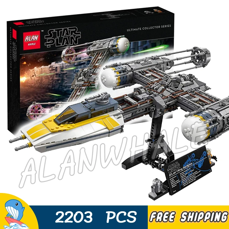 

2203pcs Space Wars Ultimate Collector Series Y-Wing Starfighter Ship 05143 Model Building Blocks Toy Bricks Compatible With Lego