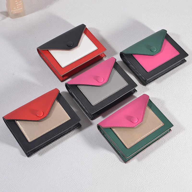 

Women Wallet Holder Purse Famous Brand Casual Leather Ladies Patch Card Female Credit Card Holder Card Wallet Carteira Feminina